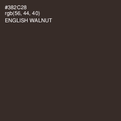 #382C28 - English Walnut Color Image